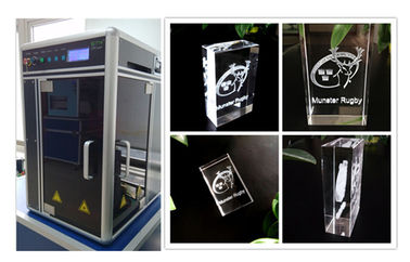 China 532nm esverdeiam a máquina de gravura de vidro do laser de cristal do laser 3D para os presentes de cristal fornecedor
