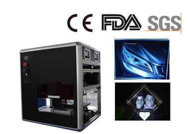 China Gravador de vidro integrado do laser do cubo do poder 3D para o troféu de cristal da concessão fornecedor