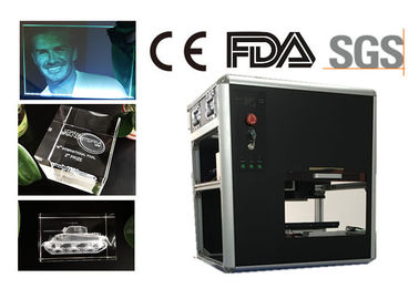 China Aprovação de vidro do CE da máquina de gravura do laser de cristal refrigerar de ar 50Hz 60Hz 3D fornecedor